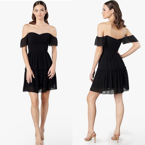 Dress the Population Justitia Fit and Flare Dress NWT - Picture 1 of 6